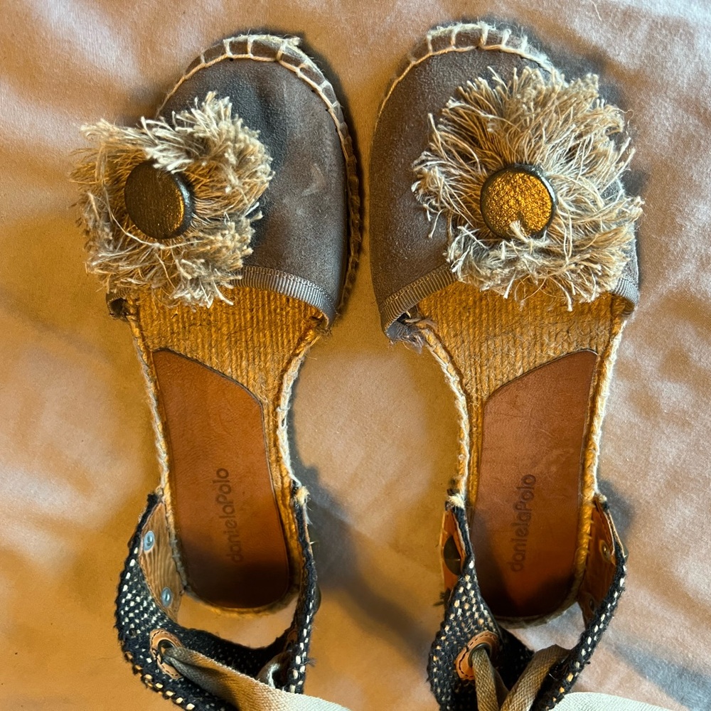 Stylish Brown Espadrilles with Fringe by Sam Edelman